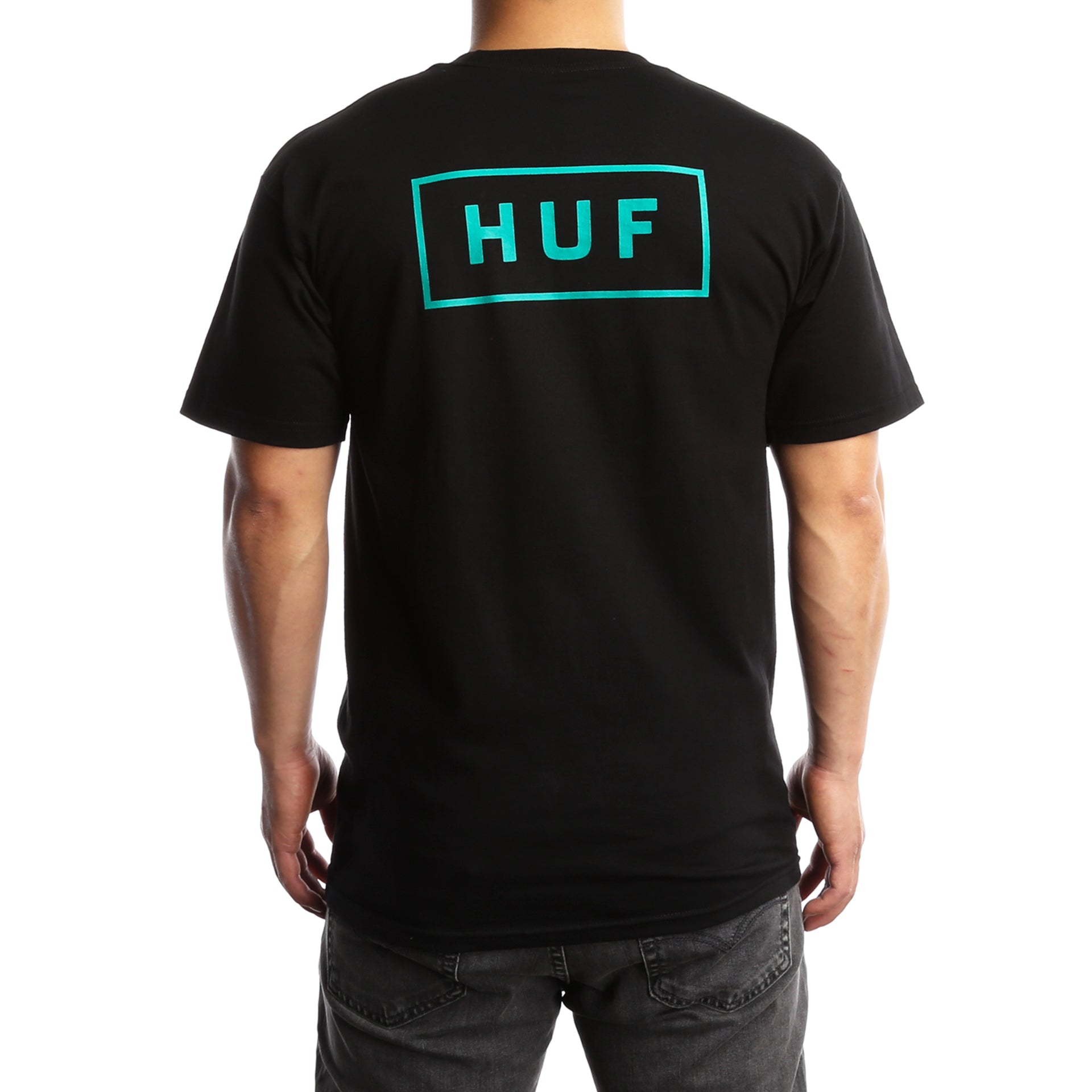 Huf box logo tee sales