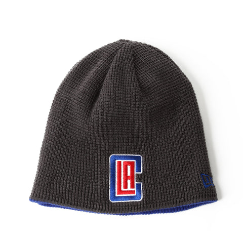 New Era Basic Team Beanie - Los Angeles Clippers/Charcoal/Blue