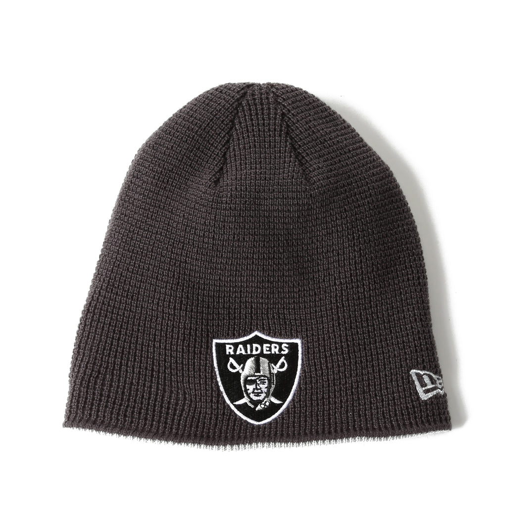 New Era Basic Team Beanie - Oakland Raiders/Charcoal/Grey
