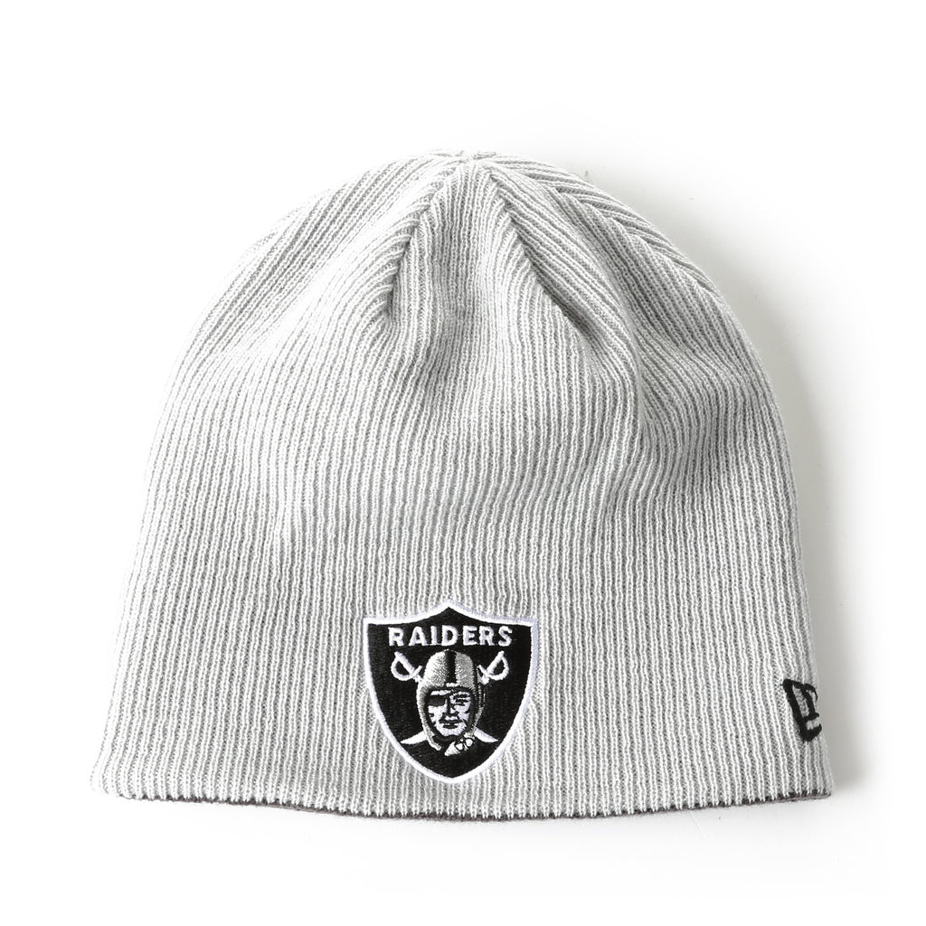 New Era Basic Team Beanie - Oakland Raiders/Charcoal/Grey