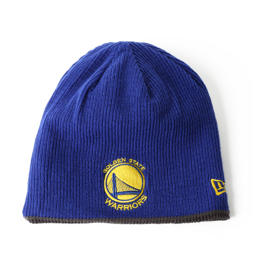 New Era Basic Team Beanie - Golden State Warriors/Charcoal/Blue