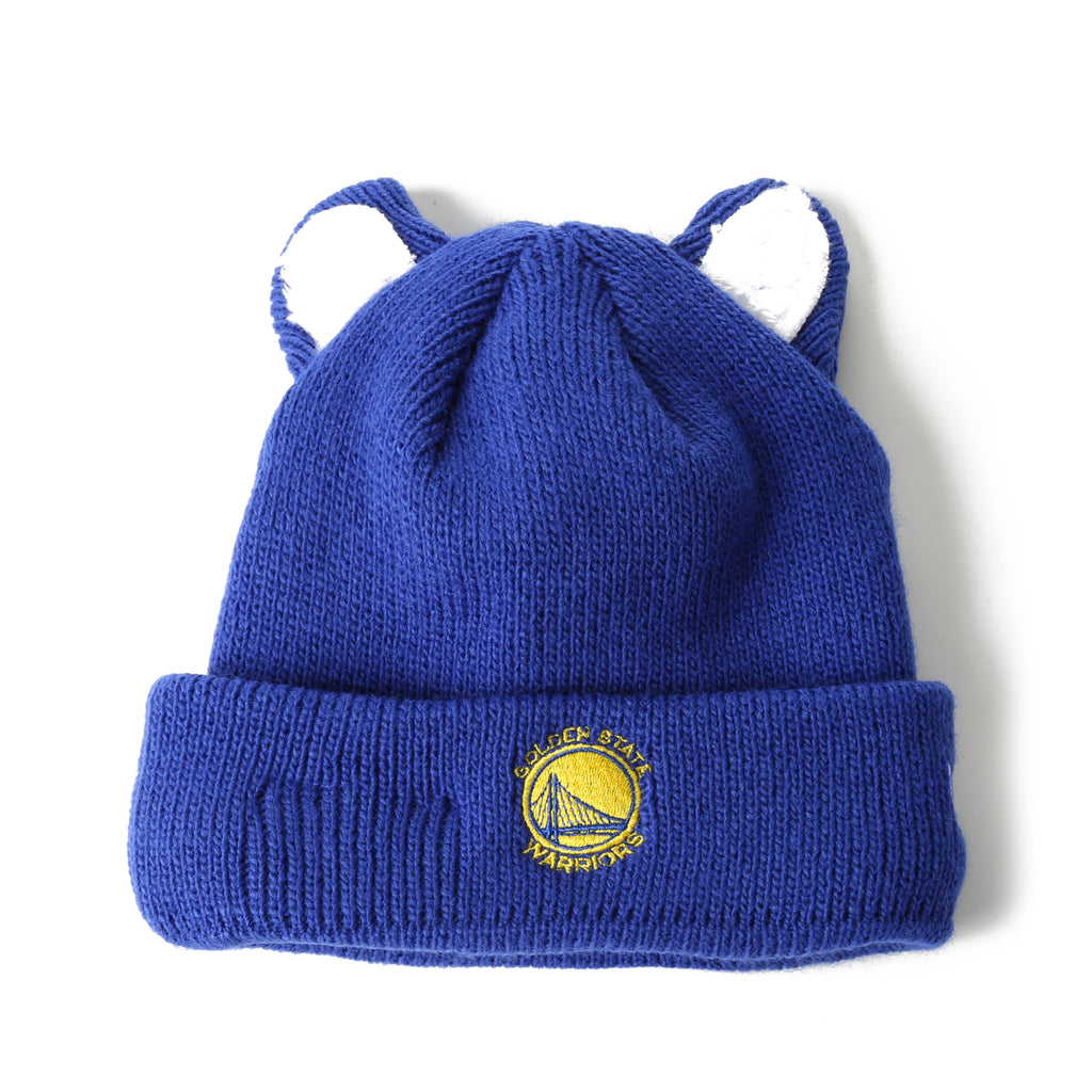 New Era Toddler's Cozy Cutie Beanie - Golden State Warriors/Blue