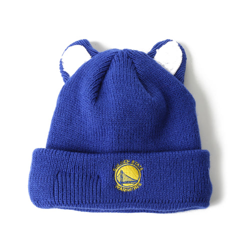 New Era Toddler's Cozy Cutie Beanie - Golden State Warriors/Blue