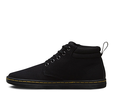 Dr Martens Belmont Boot - Black Canvas + Game On