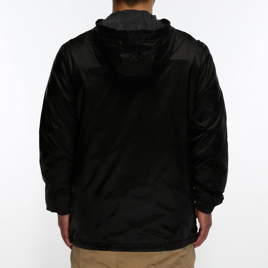 Dickies Fleece Lined Hooded Nylon Jacket - Black