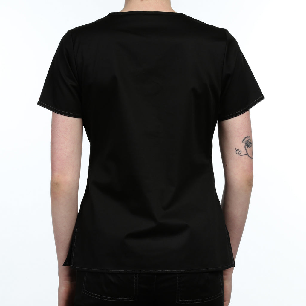 Dickies "Youtility" Jr. Fit V-Neck Top - Black