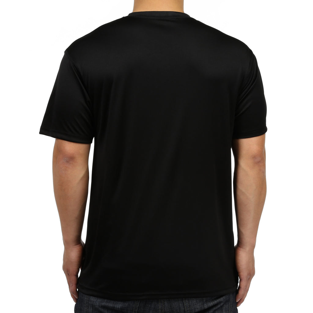 New Star Polyester Crew S/S Tee - Black