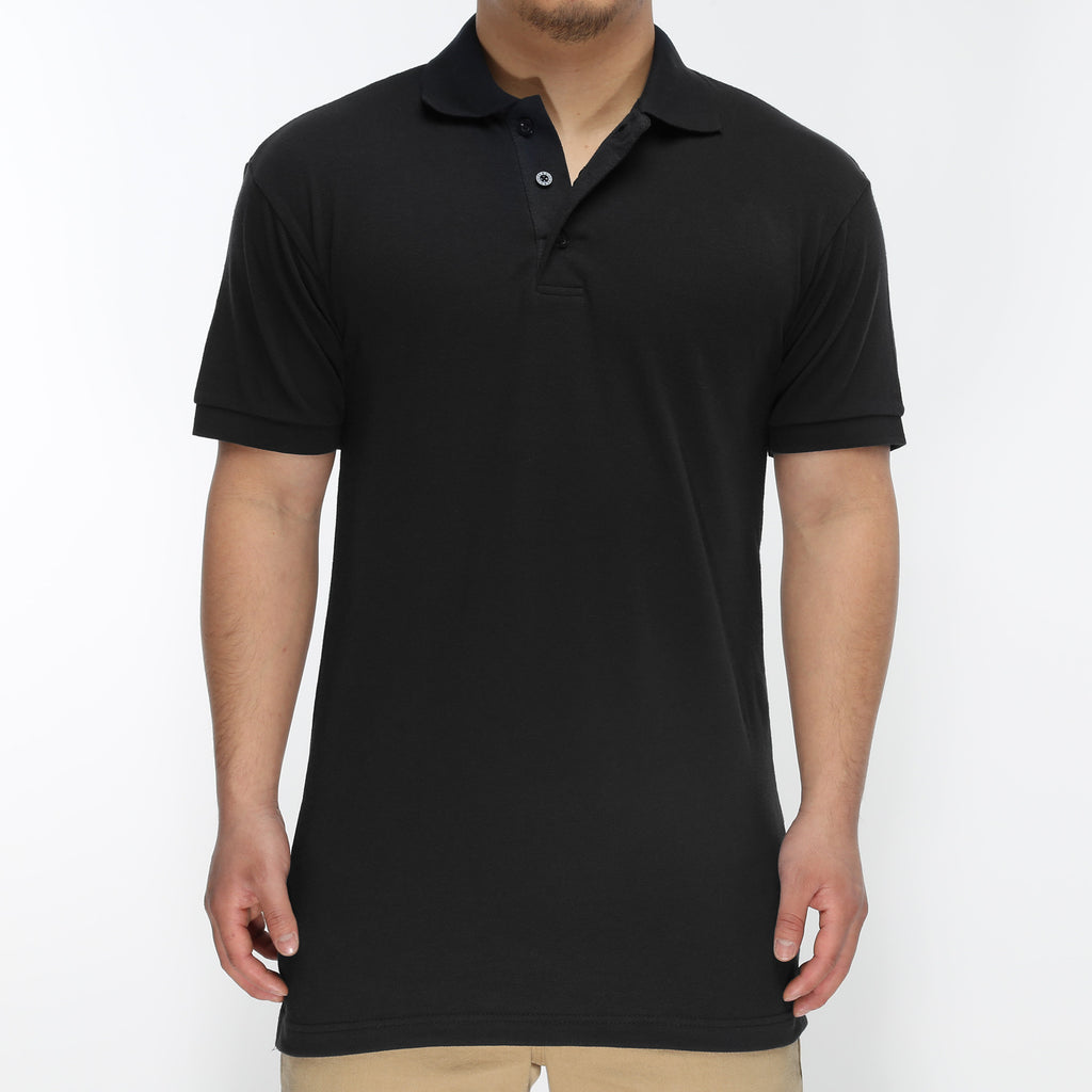Dickies Adult Short Sleeve Polo Shirt - Black