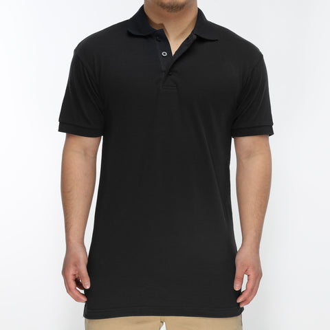Dickies Adult Short Sleeve Polo Shirt - Black