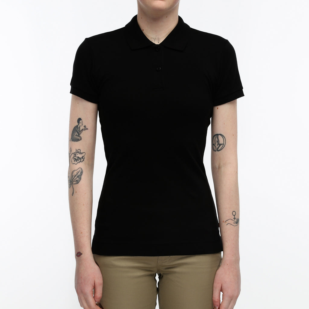 Dickies Womens Short Sleeve Polo - Black
