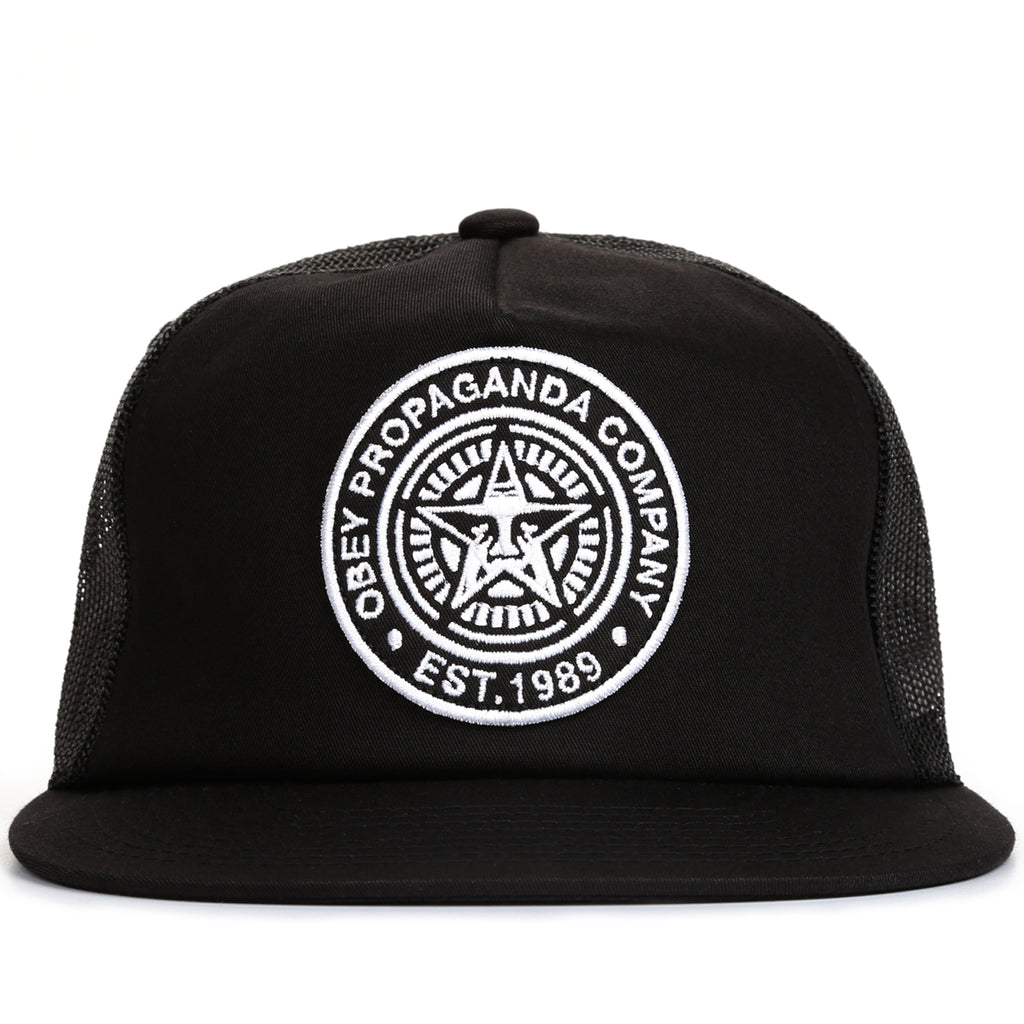 Obey Established 89 Trucker - Black