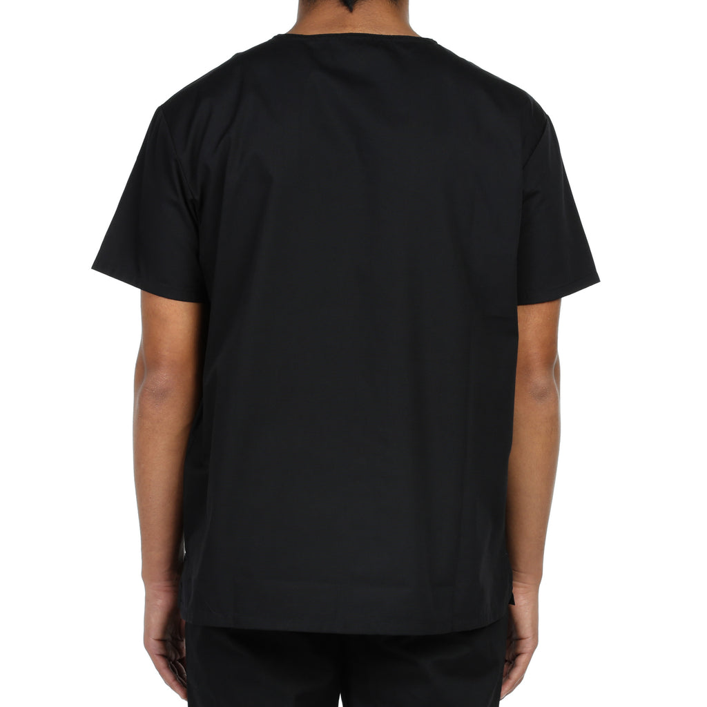 Dickies Unisex V-Neck One Pocket Scrub Top - Black