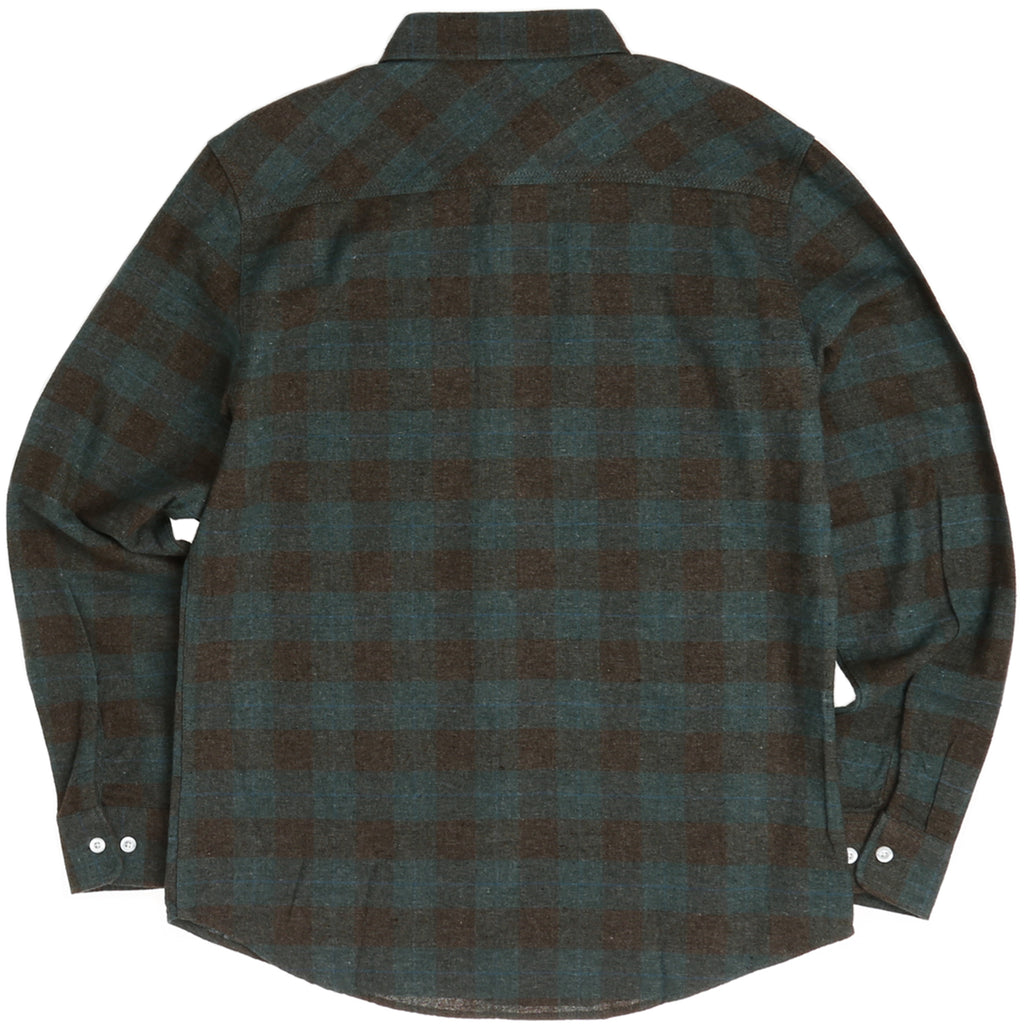 Brixton Bowery L/S Flannel - Ocean