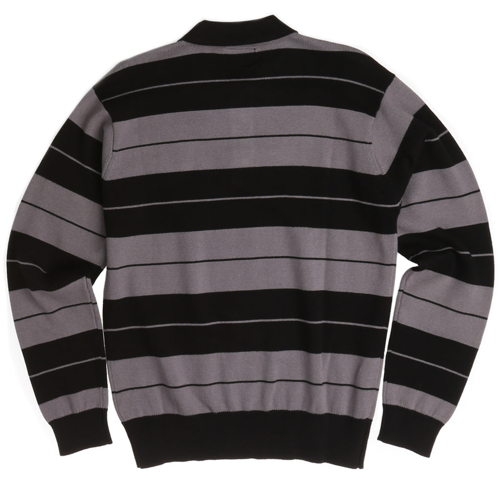 HUF Boyle L/S Rugby Polo - Black