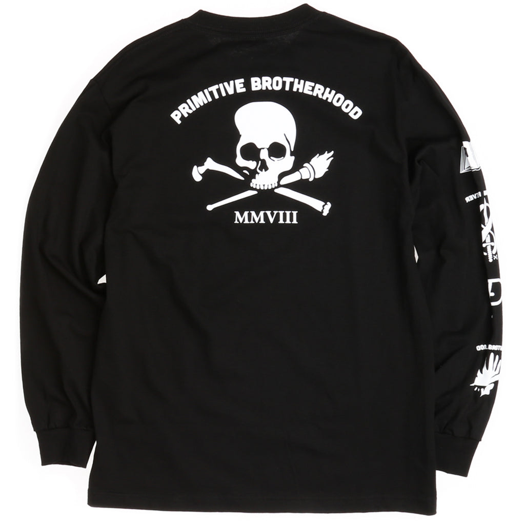 Primitive Brotherhood L/S Tee - Black