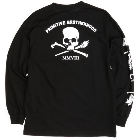 Primitive Brotherhood L/S Tee - Black