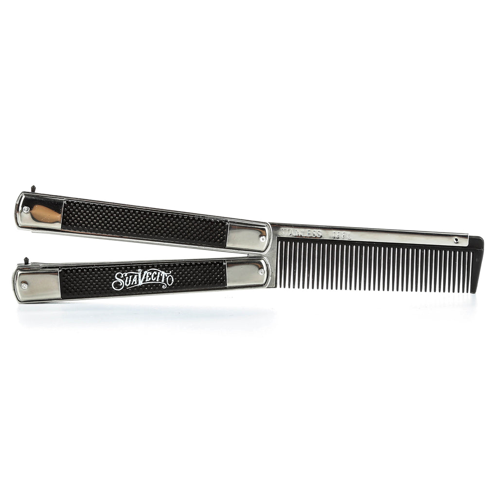 Suavecito - Butterfly Switchblade Comb