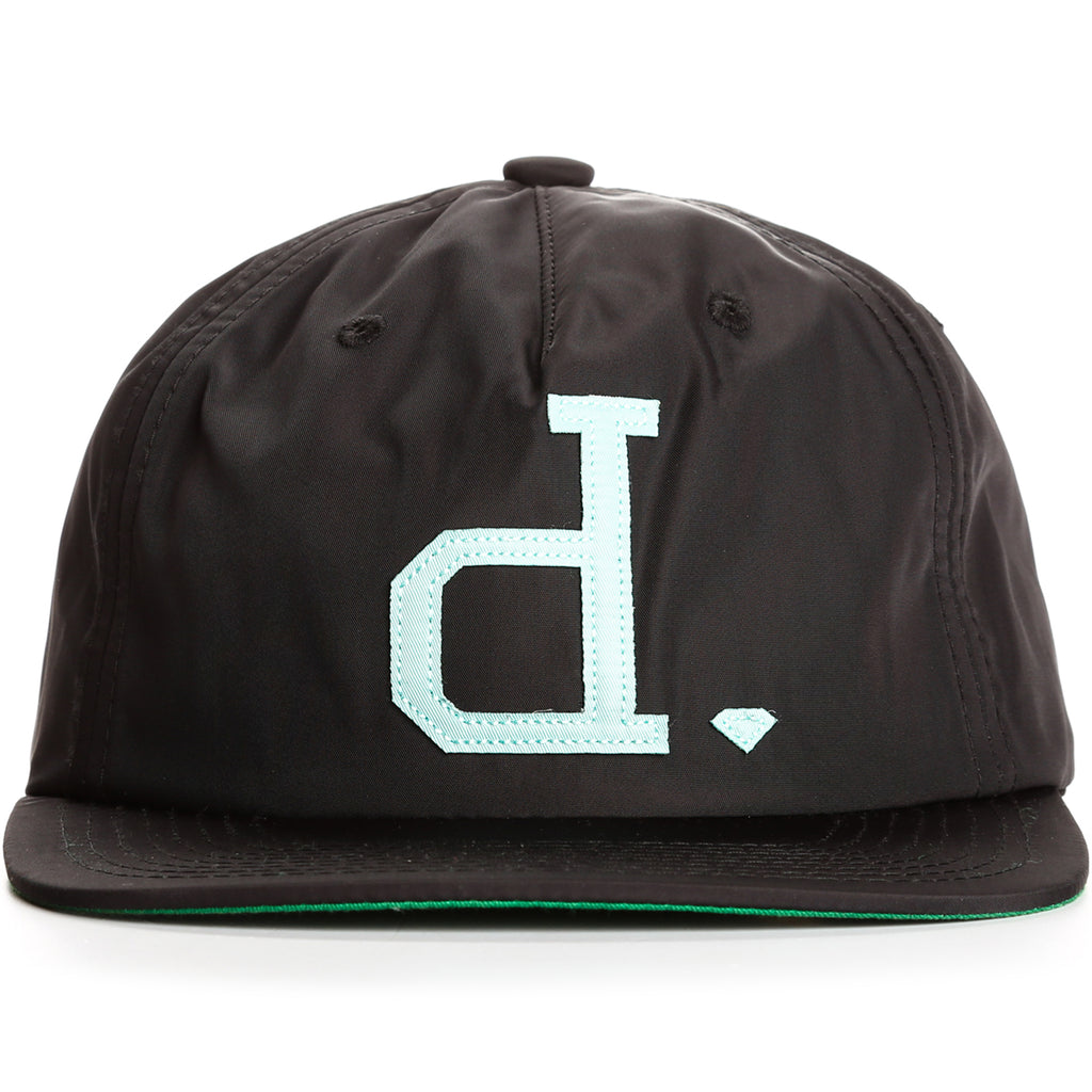 Diamond Un Polo Unconstructed Snapback - Black
