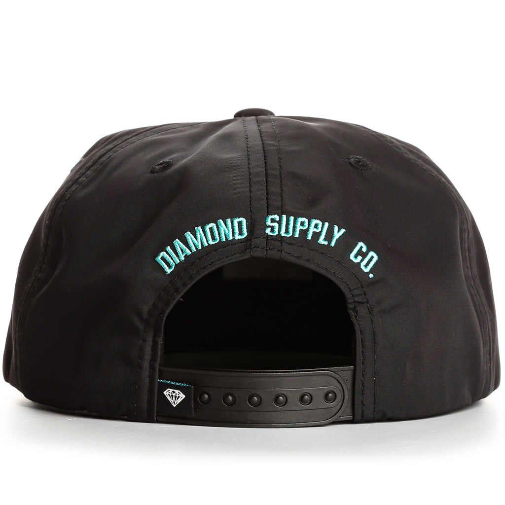 Diamond Un Polo Unconstructed Snapback - Black