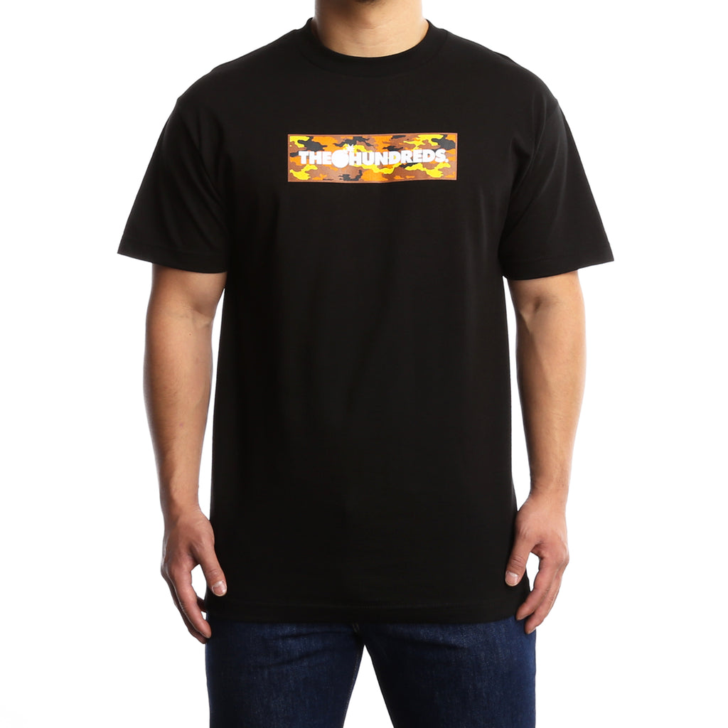 The Hundreds Camo Bar T-Shirt - Black