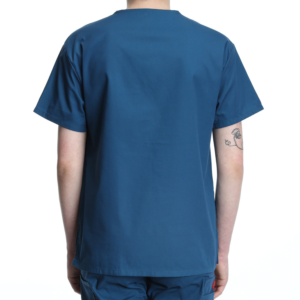 Dickies Women's Two Pocket V-Neck Scrub Top - Caribbean