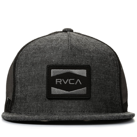 RVCA Cedars Trucker Hat - Black Denim