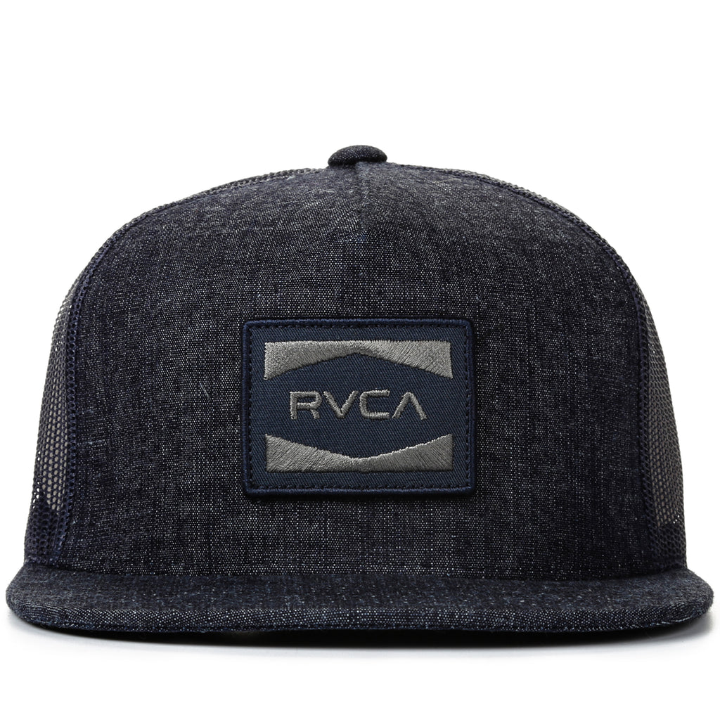RVCA Cedars Trucker Hat - Blue Denim