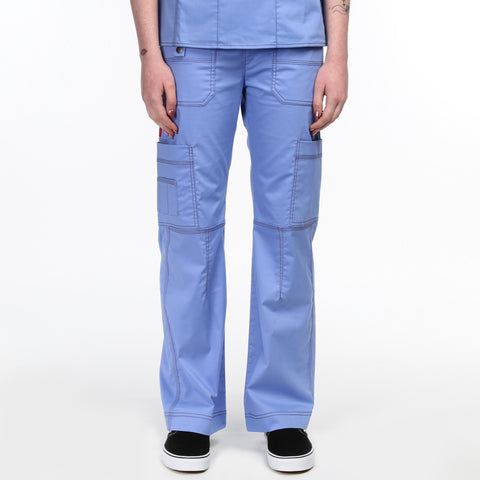 Dickies Jr. Fit Low-Rise Drawstring Cargo Pant - Ceil Blue