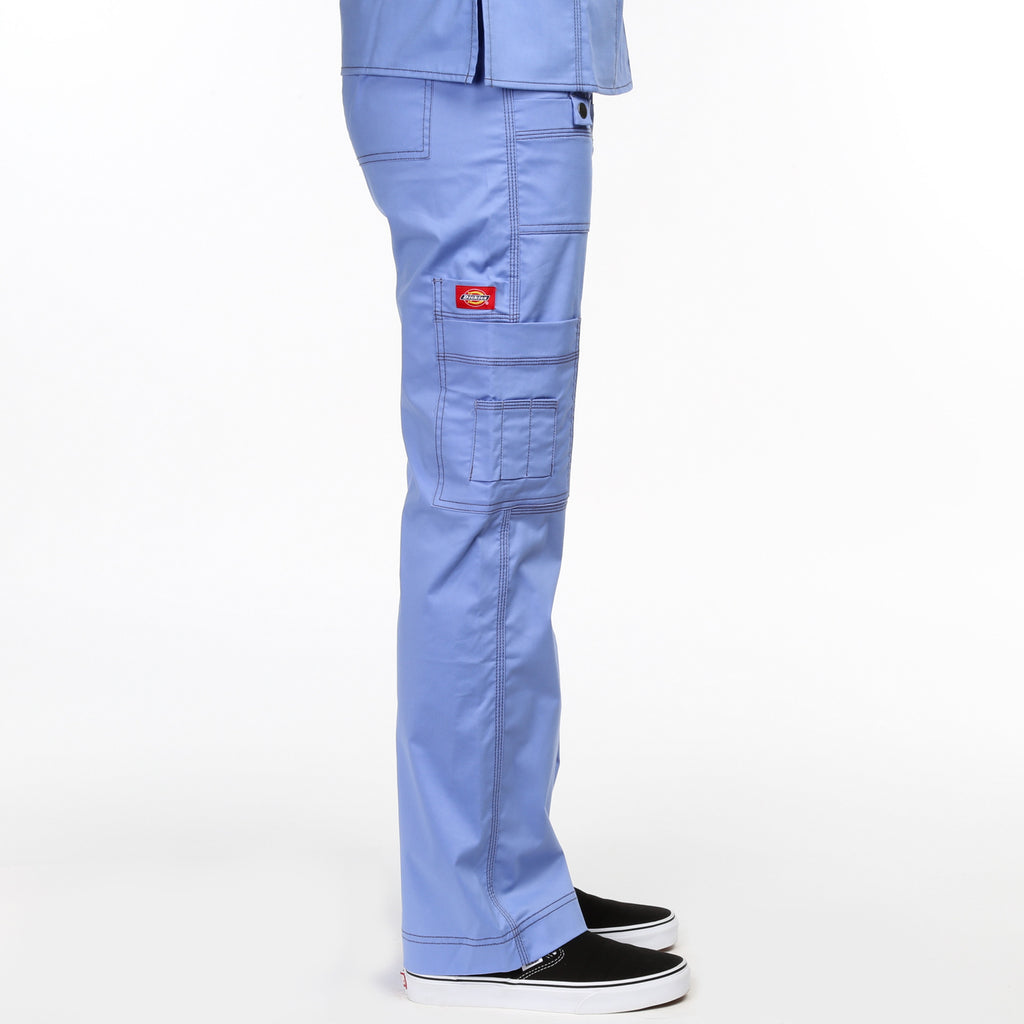 Dickies Jr. Fit Low-Rise Drawstring Cargo Pant - Ceil Blue
