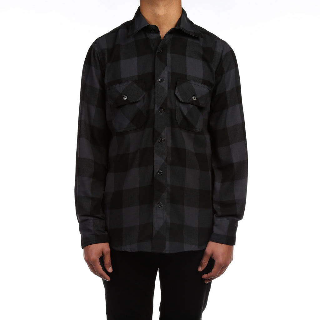 Triveni Flannel Shirt - Charcoal