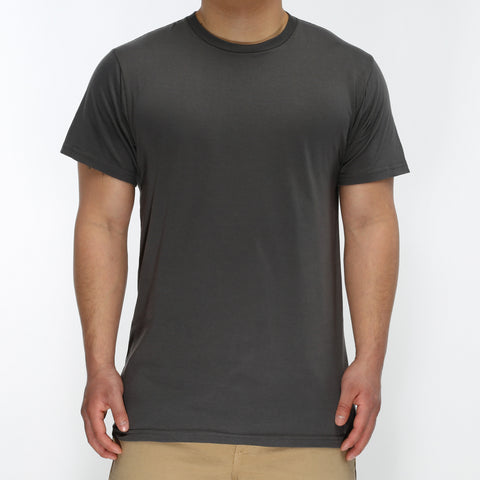 New Star Ultra Soft S/S Crew Tee - Charcoal
