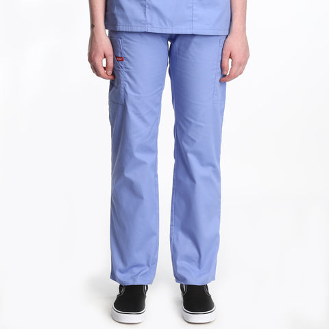 Dickies Natural Rise Elastic Scrub Pant - Ceil Blue