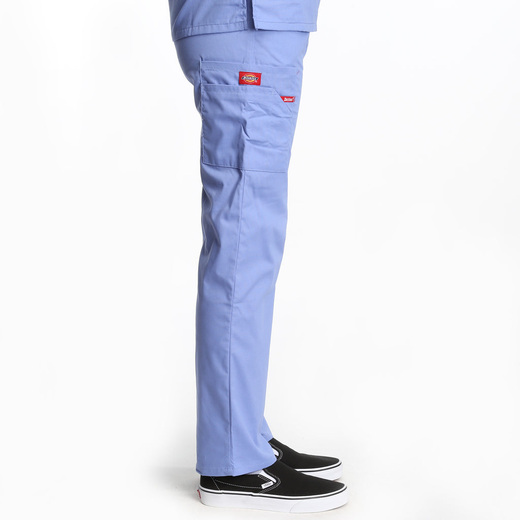 Dickies Natural Rise Elastic Scrub Pant - Ceil Blue