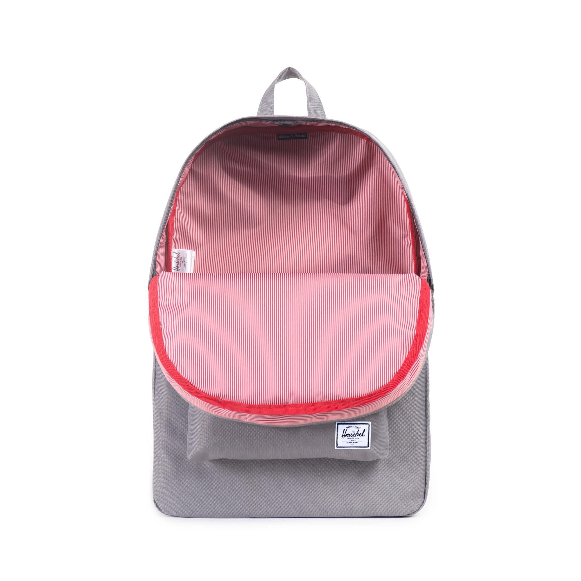 herschel backpack grey one size bckpack Herschel Classic Backpack - Grey