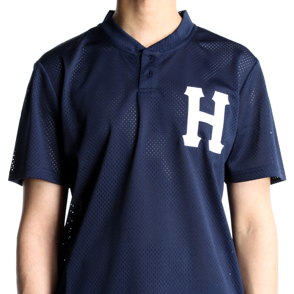 Huf Classic H Henley Jersey - Navy