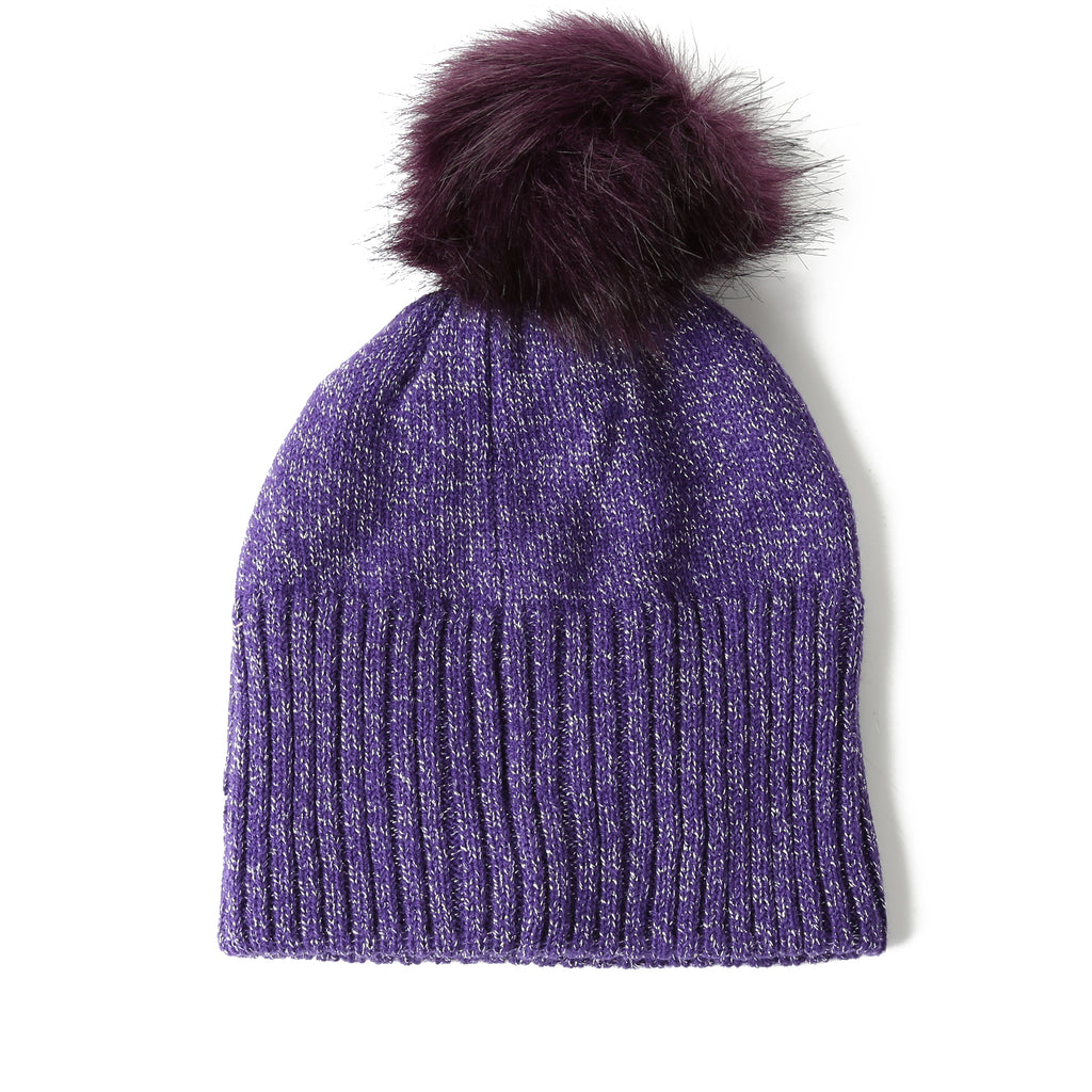 New Era Women's Dazzle Knit Beanie - Los Angeles Lakers/Purple