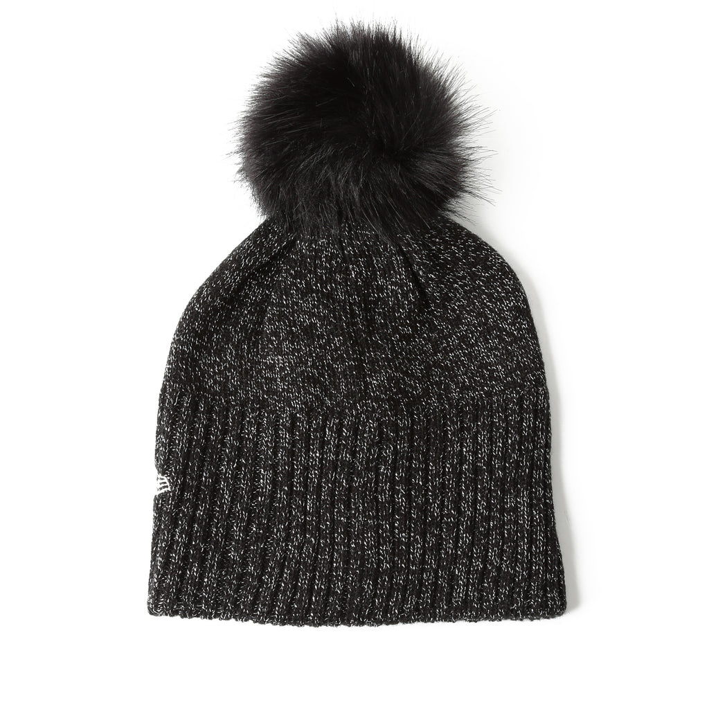 New Era Women's Dazzle Knit Beanie - Oakland Raiders/Black