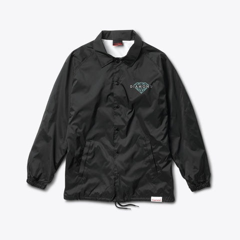 Diamond Brilliant Coach's Jacket - Black