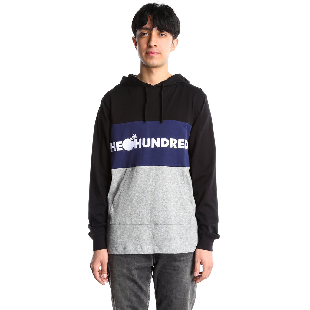 The Hundreds Deck Hooded L/S T-Shirt - Black