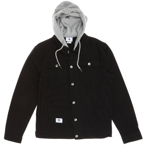 LRG Hooded Denim jacket - Black