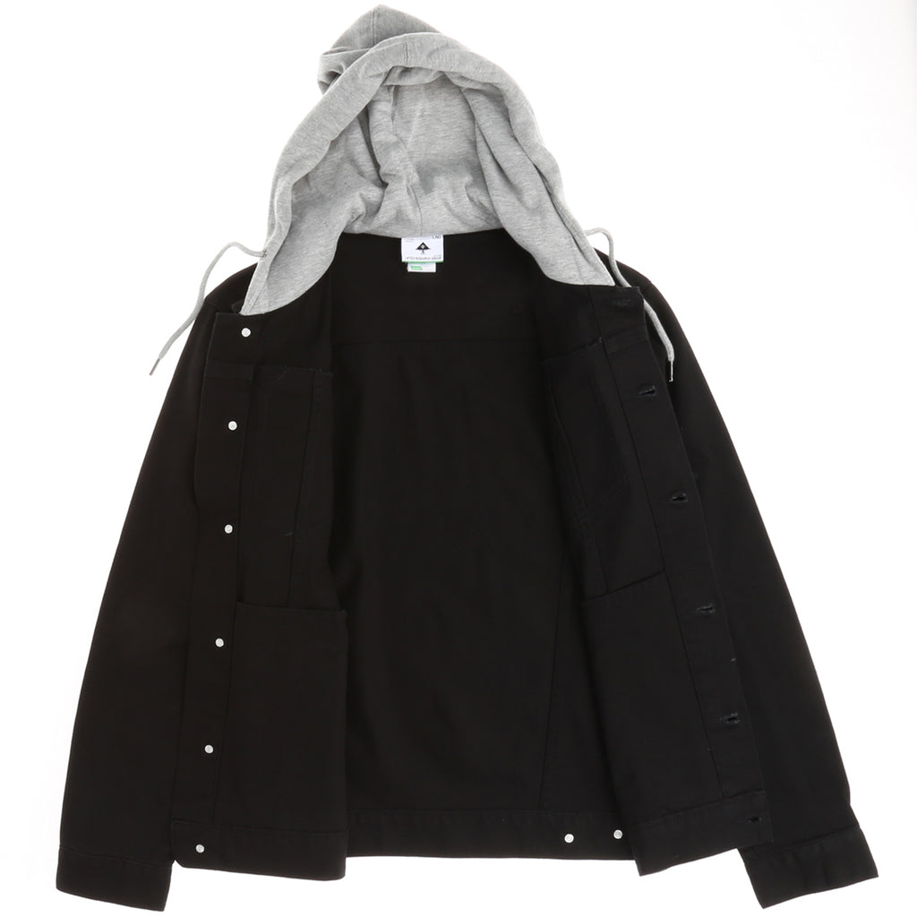 LRG Hooded Denim jacket - Black