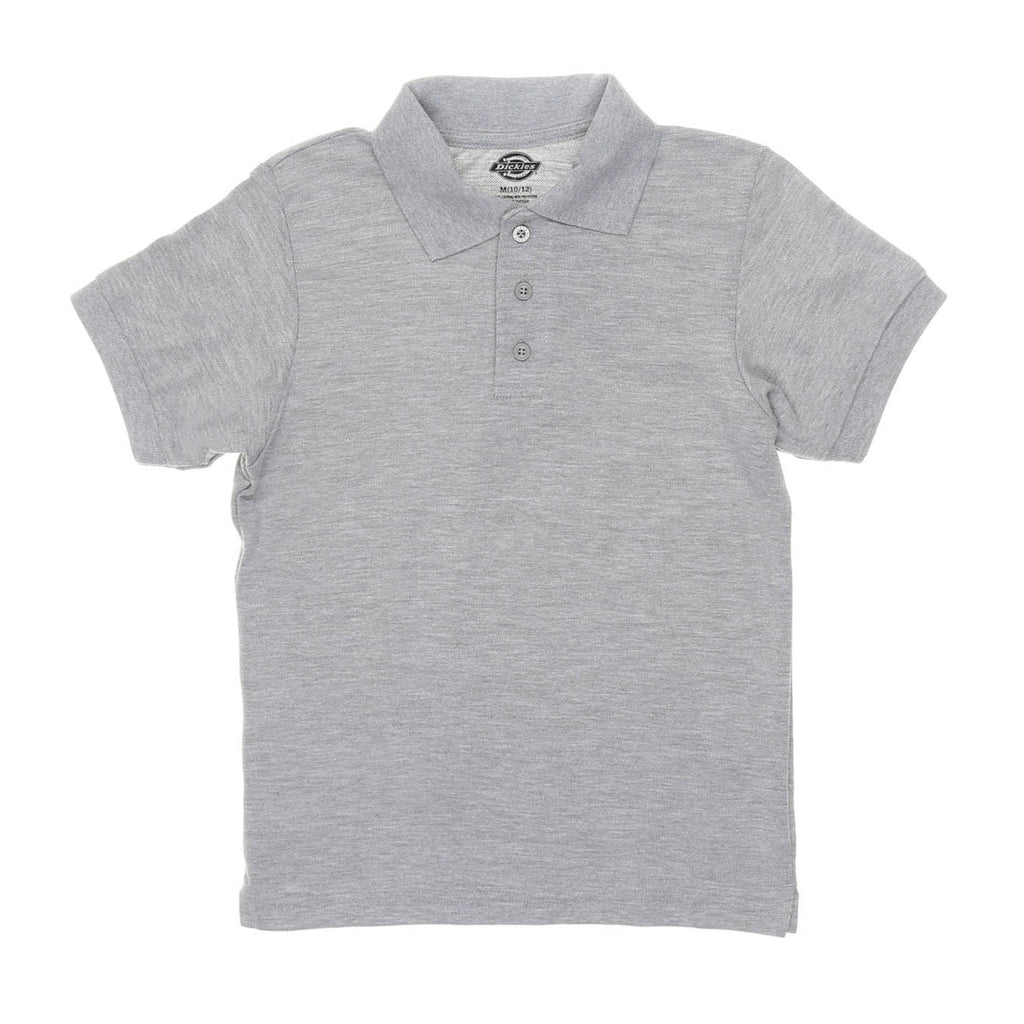 Dickies Kid'S Polo - Heather Grey