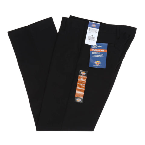 Dickies Boys' Flat Front Pant (8-20) - Black