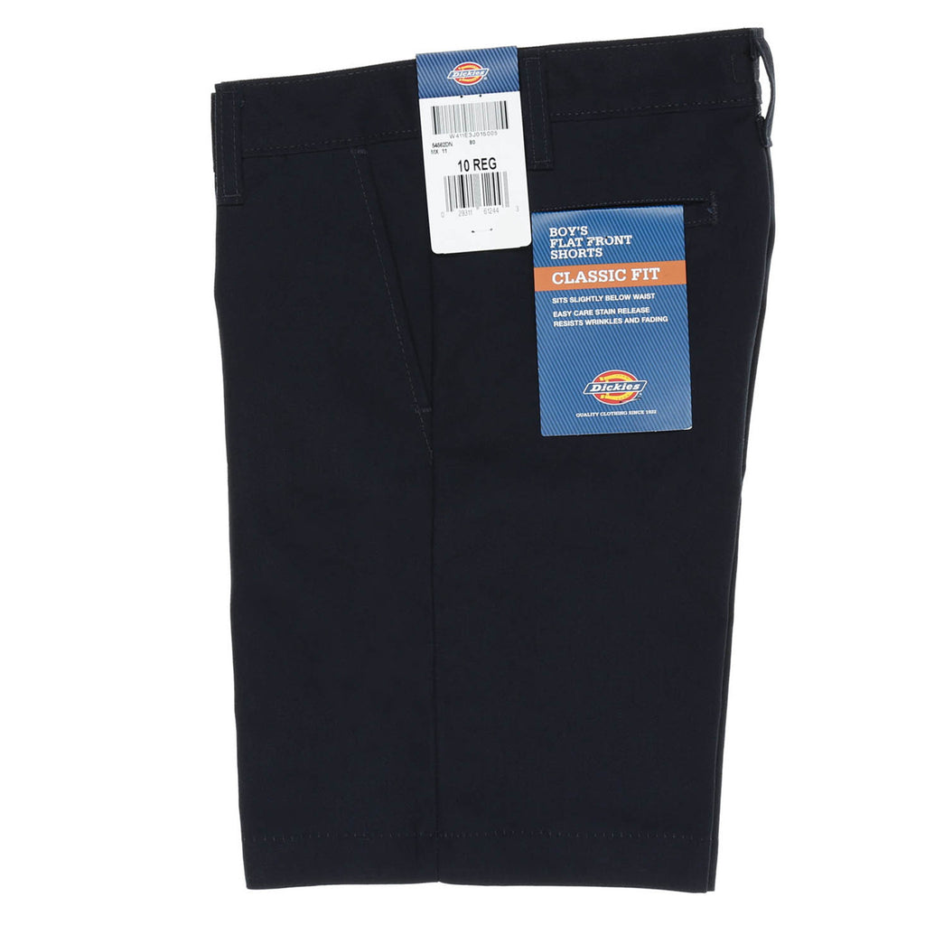 Dickies Boys' Flat Front Short (8-20) - Dark Navy