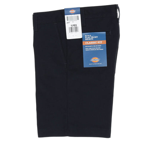 Dickies Boys' Flat Front Short (8-20) - Dark Navy