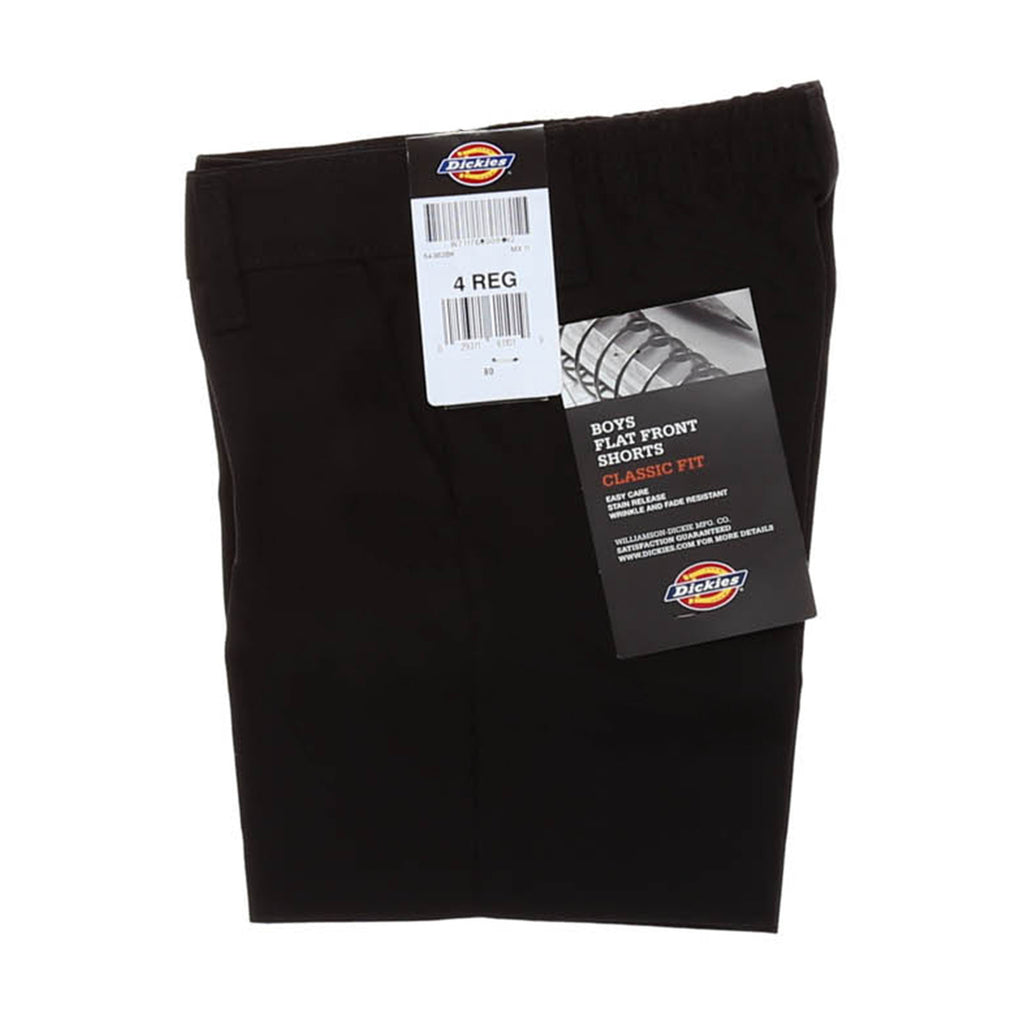 Dickies Boys' Flat Front Short (4-7) - Black