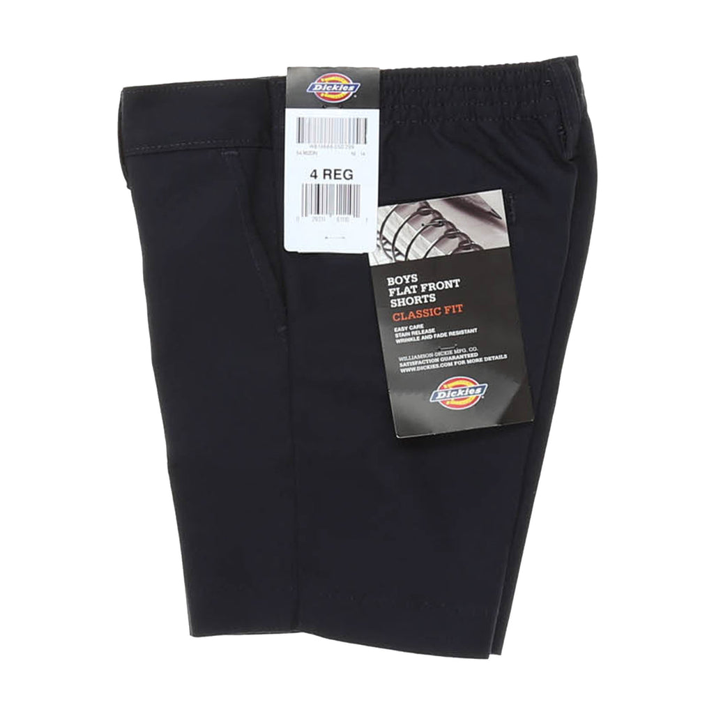 Dickies Boys' Flat Front Short (4-7) - Dark Navy