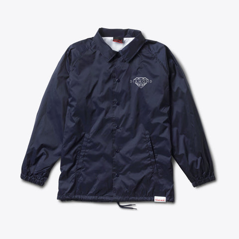 Diamond Brilliant Coach's Jacket - Navy
