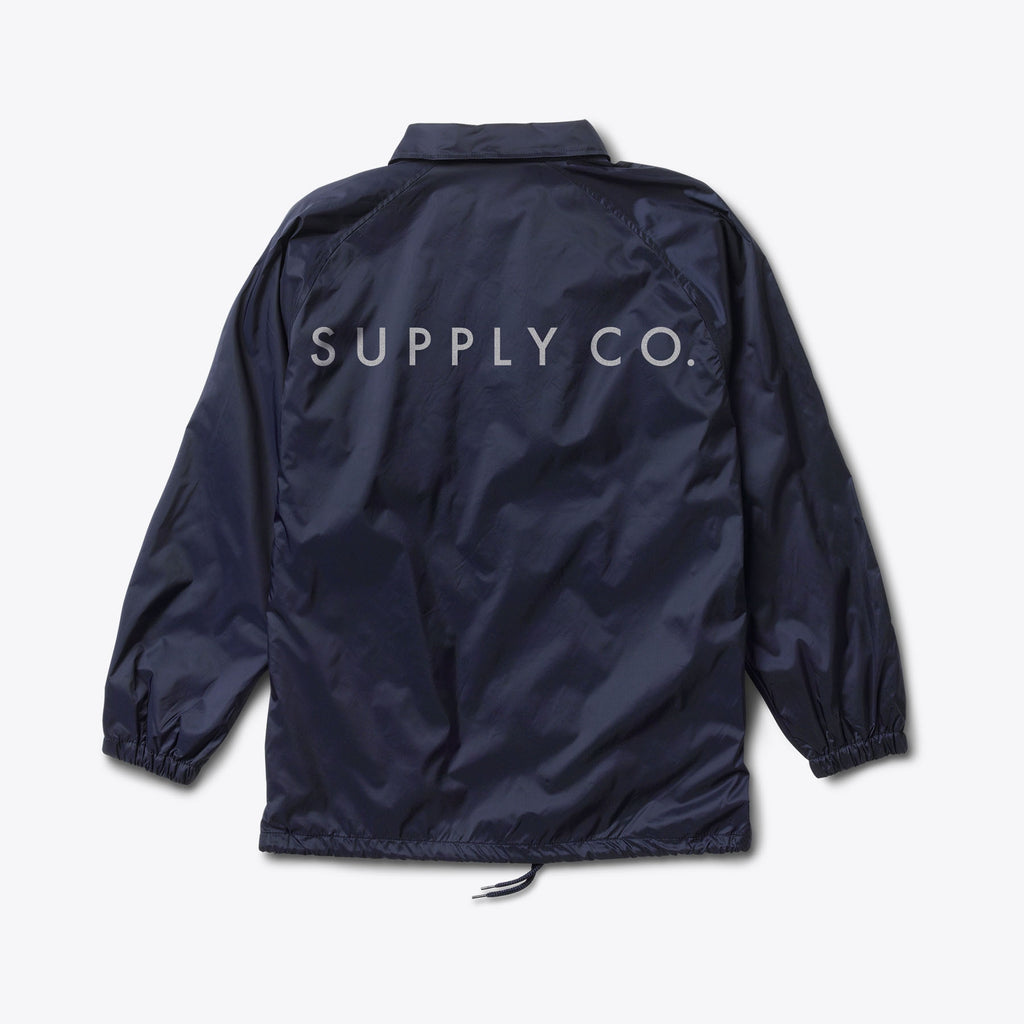 Diamond Brilliant Coach's Jacket - Navy