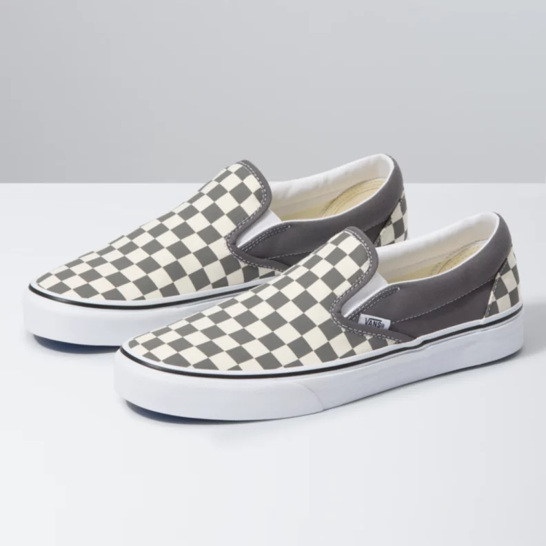 Vans slip on pewter best sale